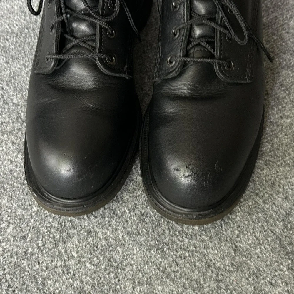 Red Wing Boots Mens Size 11B Black Leather Work Safety Toe EH 3507 USA